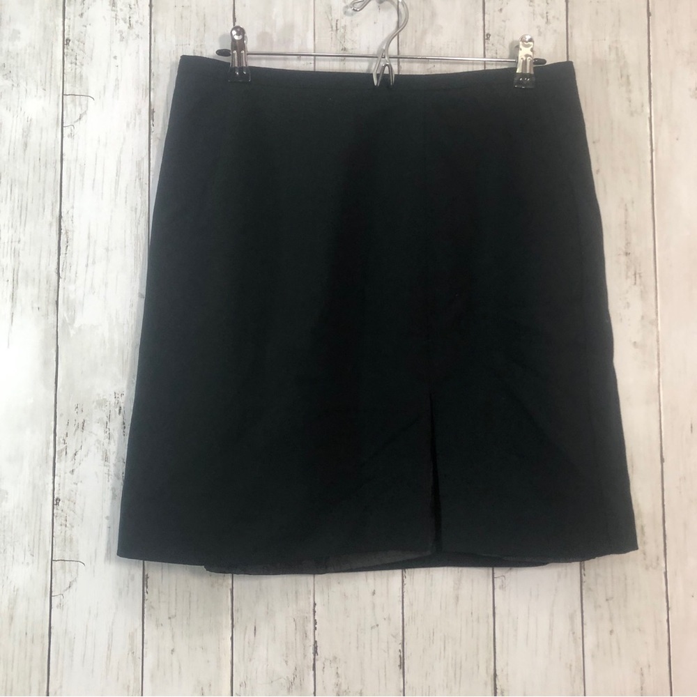 Vintage Isaac Hazan Black Pencil Skirt 16